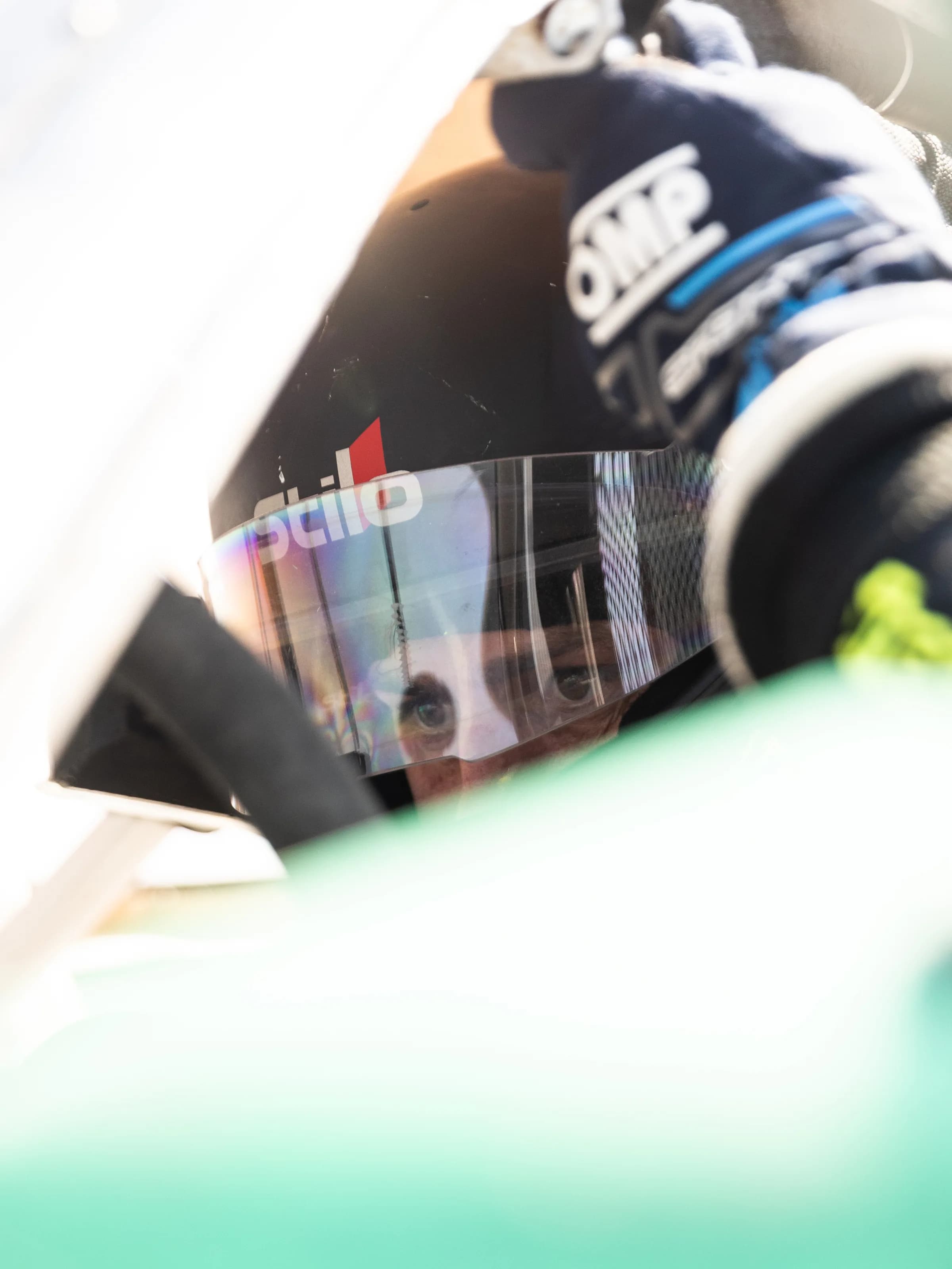 Coaching session on track