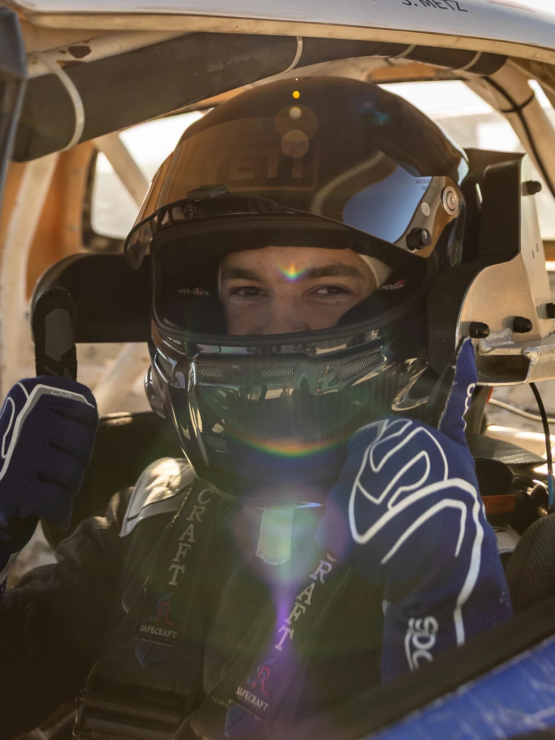 Driver on track during an Arrive and Drive weekend at Harris Hill Raceway